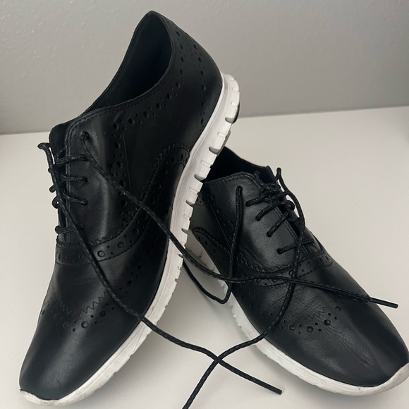 Black Cole Haan ZeroGrand Oxfords - Picture 2 of 12